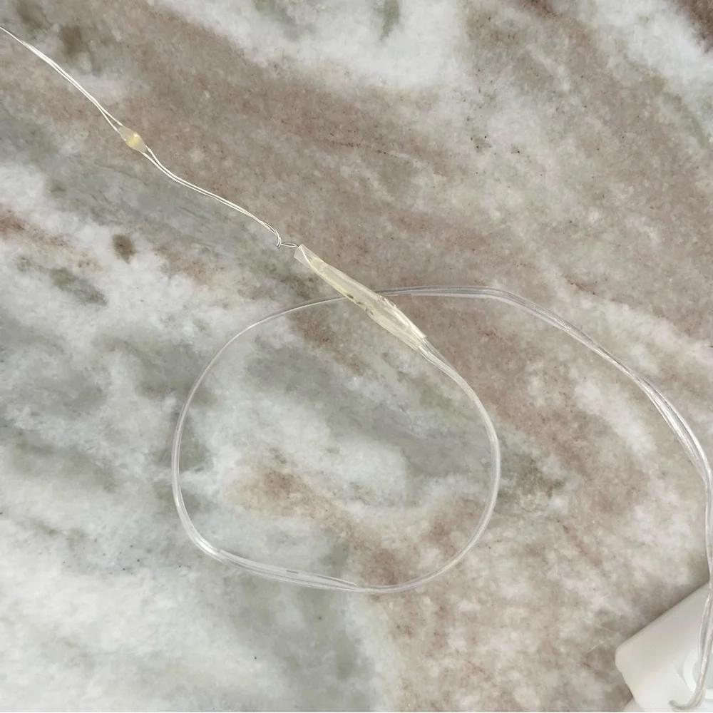 Led Bright White Fairy String Lights Battered Operated- Christmas Decor /Holiday